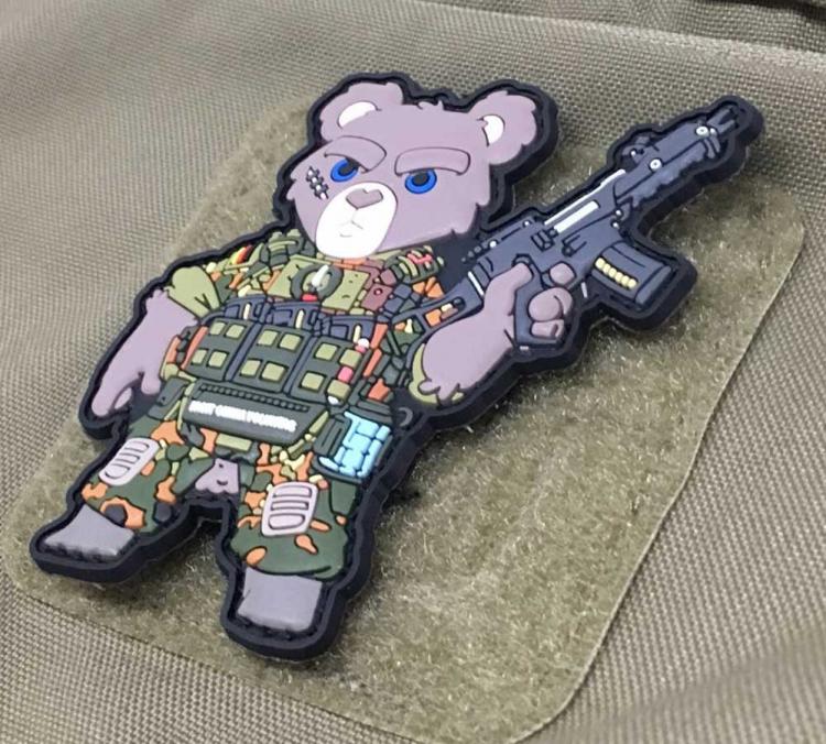 MORALE PATCH BUNDESWEHR TEDDY FLECKTARN MORALE PATCH BUNDESWEHR TEDDY FLECKTARN