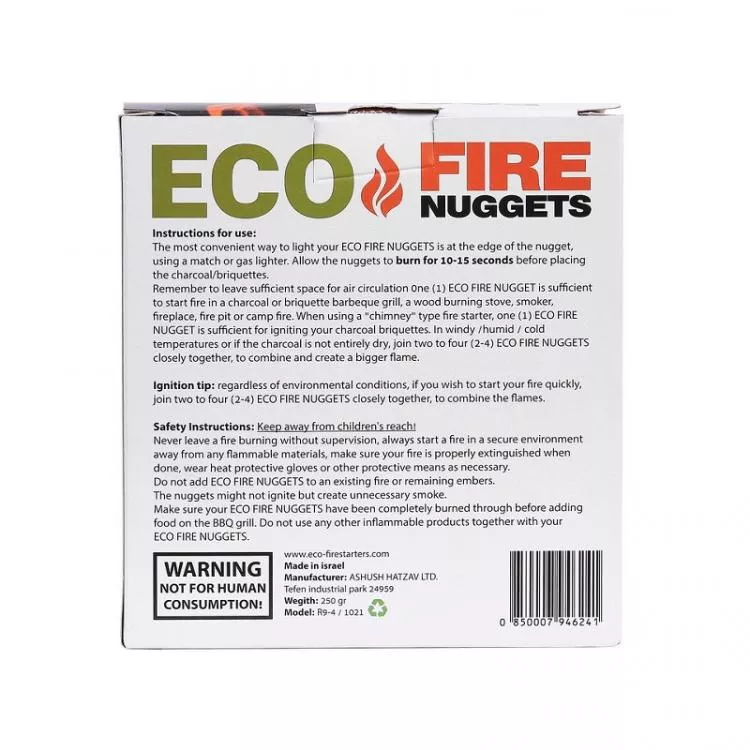 ECOFIRE FIRE NUGGETS 24 Stck. ECOFIRE FIRE NUGGETS 24 Stck.