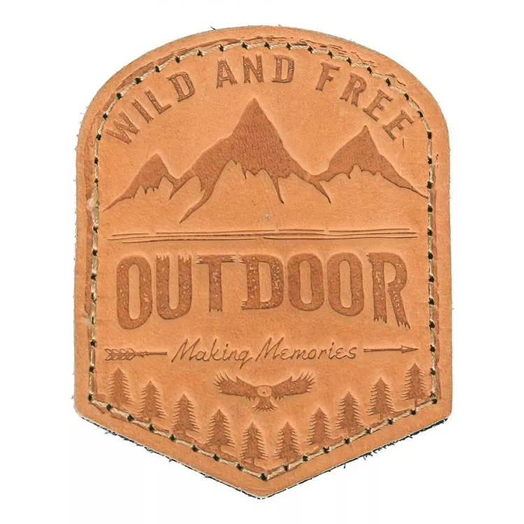 LEDER PATCH BUSHCRAFT