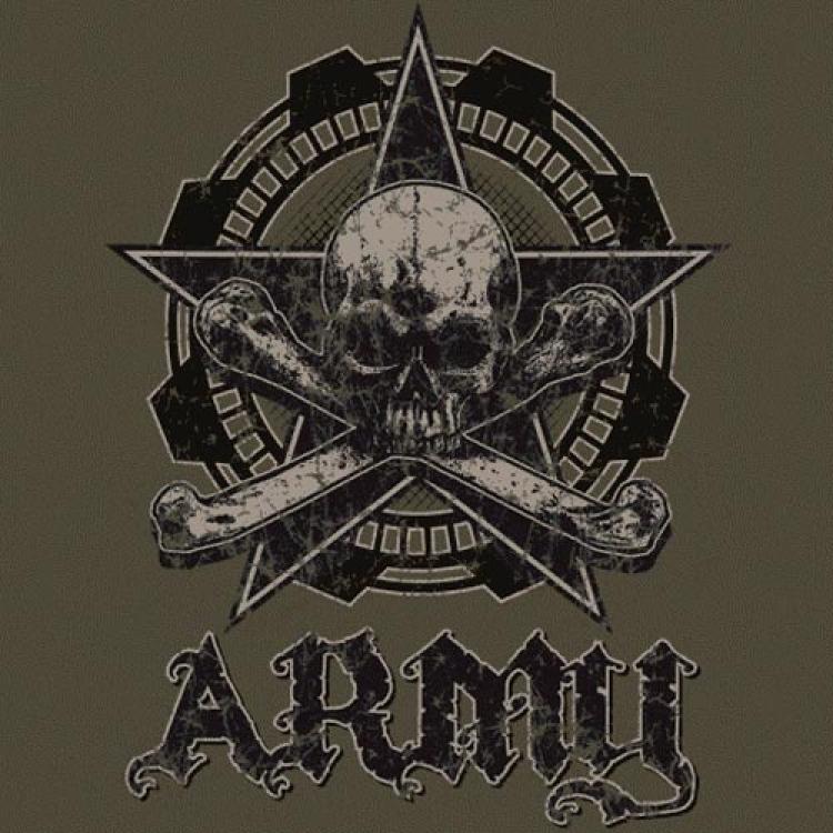 US ARMY CROSSBONES OLIVE US ARMY CROSSBONES OLIVE