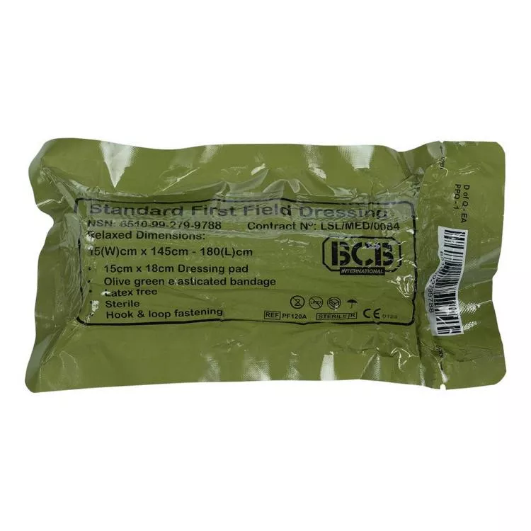 BCB Combat First Field Dressing Standard PF120A BCB Combat First Field Dressing Standard PF120A