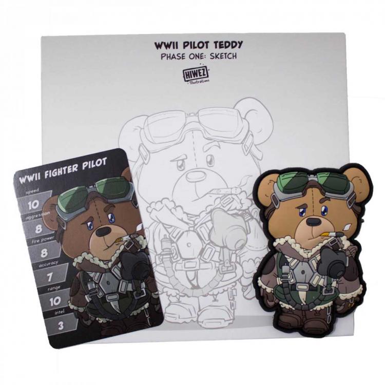 MORALE PATCH WAR BEARS "the Few" FIGHTER PILOT MORALE PATCH WAR BEARS "the Few" FIGHTER PILOT