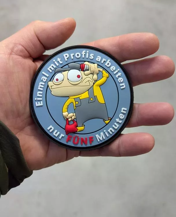 EINMAL MIT PROFIS ARBEITEN 3D-RUBBER PATCH FARBE