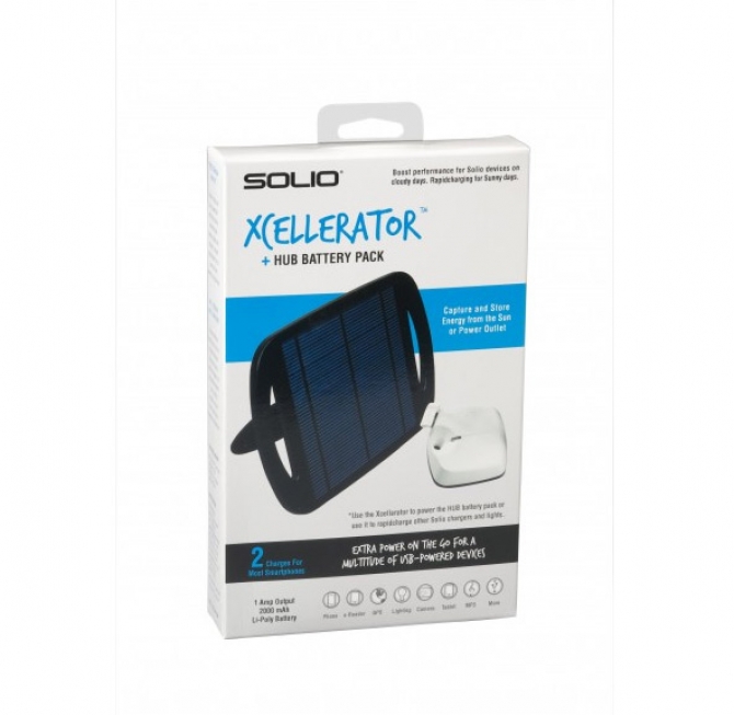 XCELLERATOR - SOLARPANEL MIT HUB AKKU-PACK XCELLERATOR - SOLARPANEL MIT HUB AKKU-PACK