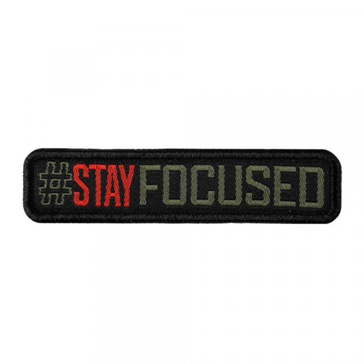 A10 EQUIPMENT #STAY FOCUSED PATCH OLIVE/ROT