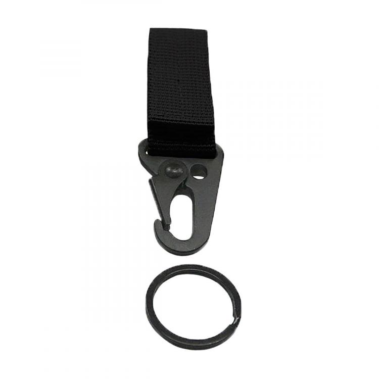 CMG SCHLÜSSELANHÄNGER mit Karabiner SCHWARZ CMG SCHLÜSSELANHÄNGER mit Karabiner SCHWARZ