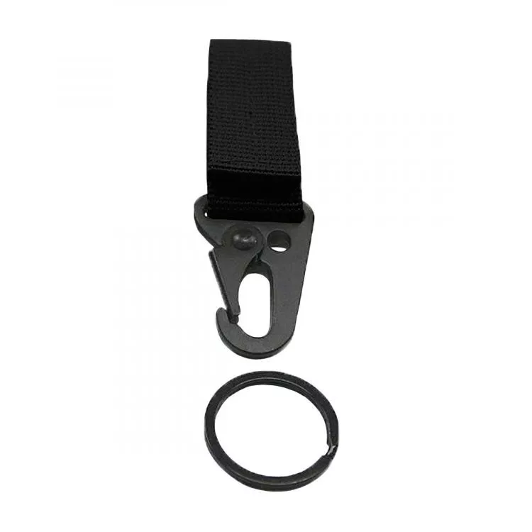 CMG SCHLÜSSELANHÄNGER mit Karabiner SCHWARZ