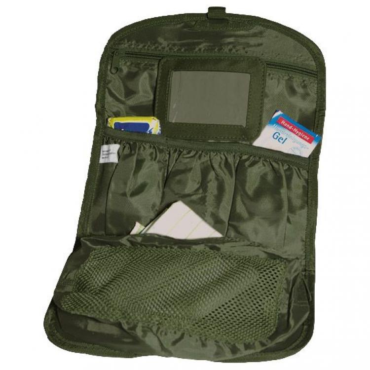BRIT. ARMY WASCHZEUGTASCHE MIT SPIEGEL OLIV BRIT. ARMY WASCHZEUGTASCHE MIT SPIEGEL OLIV