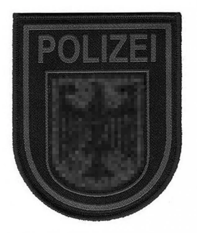 ABZEICHEN BUNDESPOLIZEI GEWEBT SUBDUED ABZEICHEN BUNDESPOLIZEI GEWEBT SUBDUED