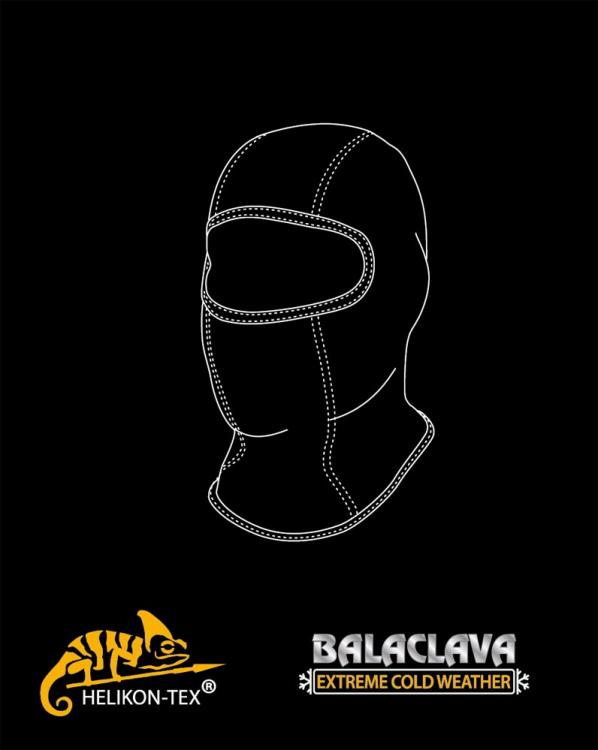 HELIKON-TEX BALACLAVA COLD WEATHER SCHWARZ