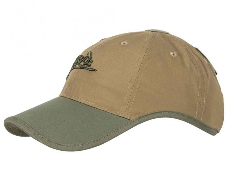 HELIKON-TEX LOGO CAP COYOTE UND SCHIRM OLIVE GREEN