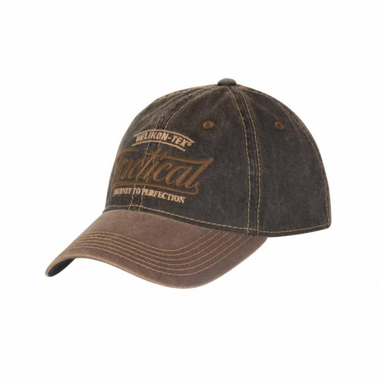 HELIKON-TEX SNAPBACK CAP - Dirty Washed Maroon - Black