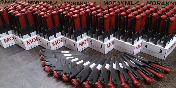 MORAKNIV MESSER BASIC 511 ROT KARBONSTAHL MORAKNIV MESSER BASIC 511 ROT KARBONSTAHL