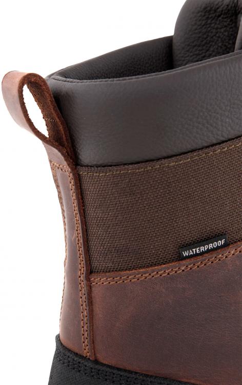 CARHARTT STIEFEL DETROIT RUGGED FLEX® WATERPROOF INSULATED DARK BROWN