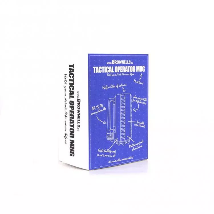 BROWNELLS TACTICAL OPERATOR MUG SCHWARZ MATT BROWNELLS TACTICAL OPERATOR MUG SCHWARZ MATT
