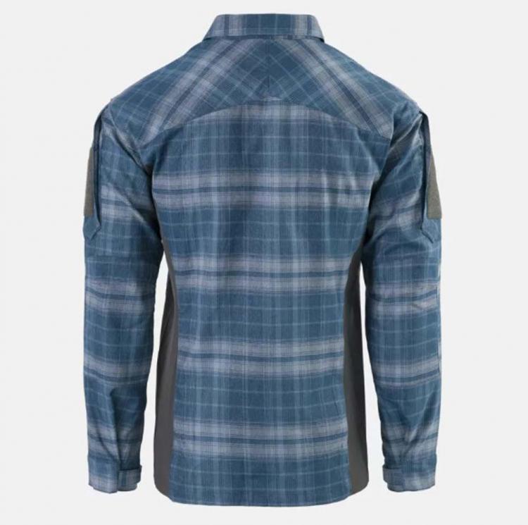 HELIKON-TEX MBDU FLANELL SHIRT WESTERN BLUE PLAID