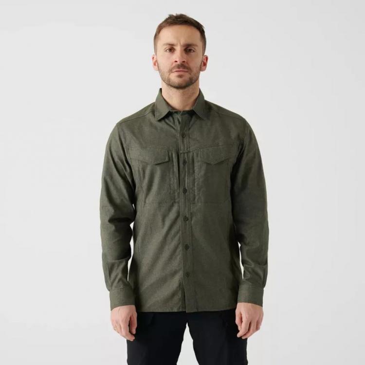 HELIKON-TEX DEFENDER MK2 PILGRIM SHIRT® LONGSLEEVE SHIRT MOSS GREEN DENIM