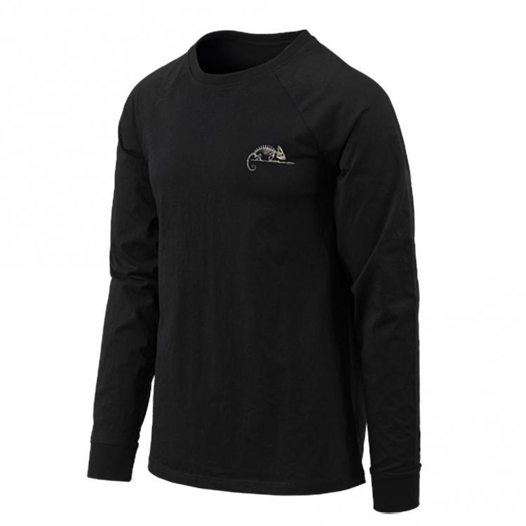 HELIKON TEX LOGO LONG SLEEVE SHIRT SCHWARZ