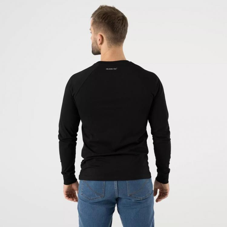 HELIKON TEX LOGO LONG SLEEVE SHIRT SCHWARZ