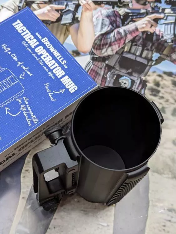 BROWNELLS TACTICAL OPERATOR MUG SCHWARZ MATT BROWNELLS TACTICAL OPERATOR MUG SCHWARZ MATT