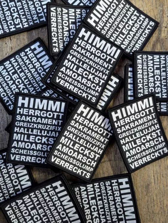 PATCH BAYRISCHE FLÜCHE GELB