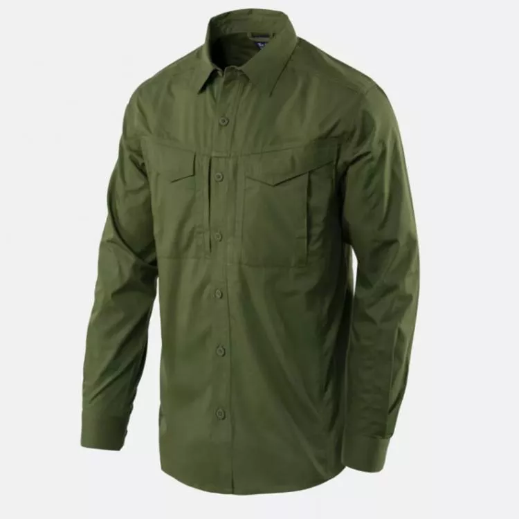 HELIKON-TEX DEFENDER MK2 SHIRT OUTDOOR HEMD TROPEN HEMD SAFARI HEMD Pine Green