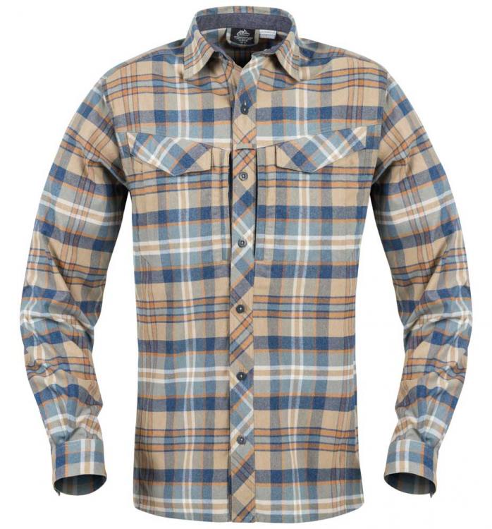 HELIKON-TEX DEFENDER MK2 PILGRIM LONG SLEEVE SHIRT GINGER PLAID HELIKON-TEX DEFENDER MK2 PILGRIM LONG SLEEVE SHIRT GINGER PLAID