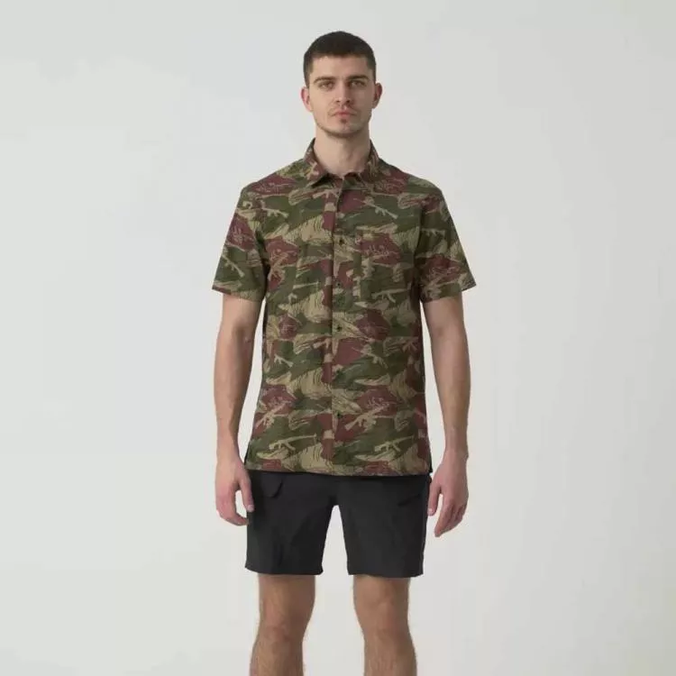 HELIKON-TEX TACTICAL OPS HAWAI SHIRT RHODESIAN BUSHSTROKE CAMOUFLAGE