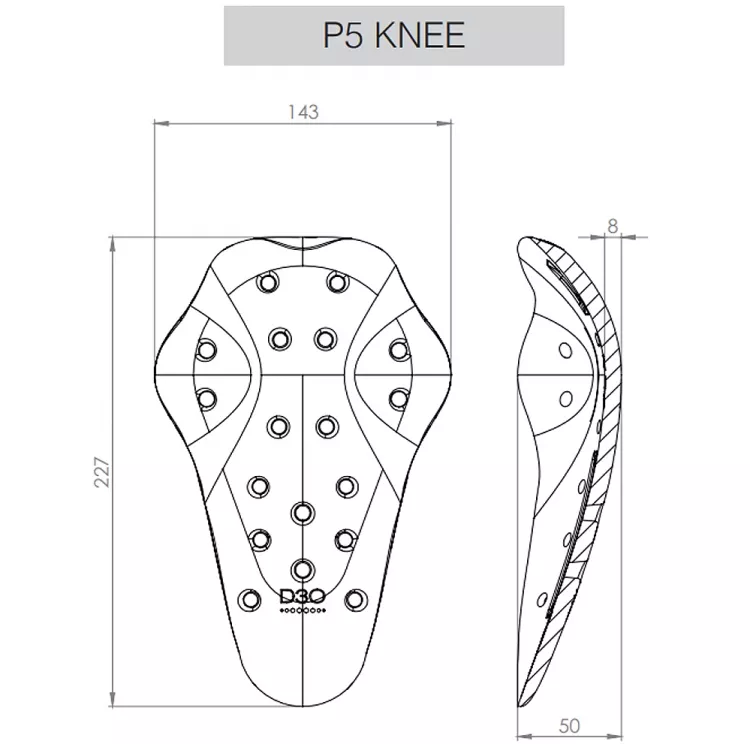 D3O® TACTICAL SOFT FOAM KNEE PAD P9
