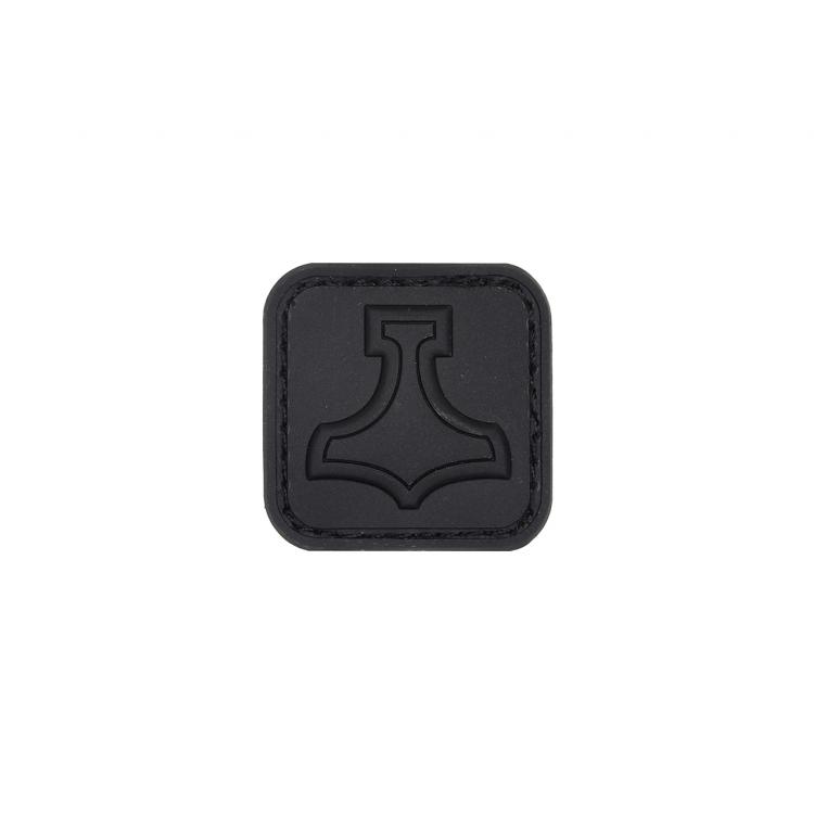 MJOELNIR THORS HAMMER PVC PATCH SCHWARZ