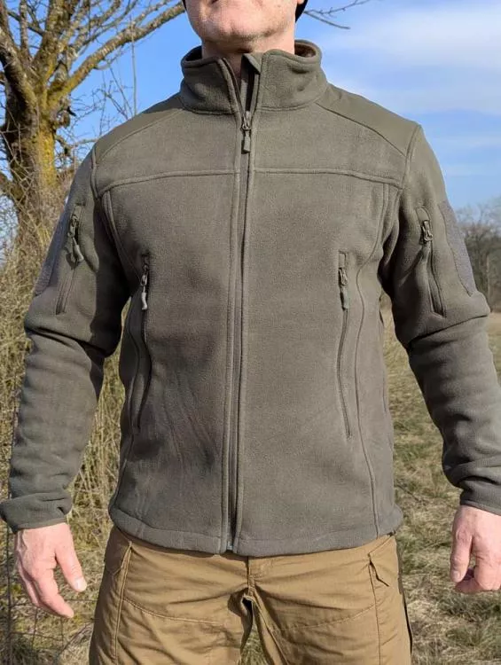 A10 FIGHTER HEAVY FLEECE JACKE V2 SCHWARZ A10 FIGHTER HEAVY FLEECE JACKE V2 SCHWARZ