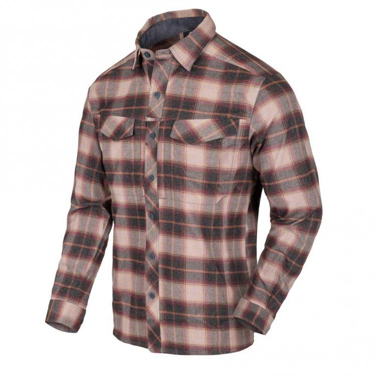 HELIKON-TEX DEFENDER MK2 PILGRIM SHIRT® LONGSLEEVE SHIRT RUST PLAID