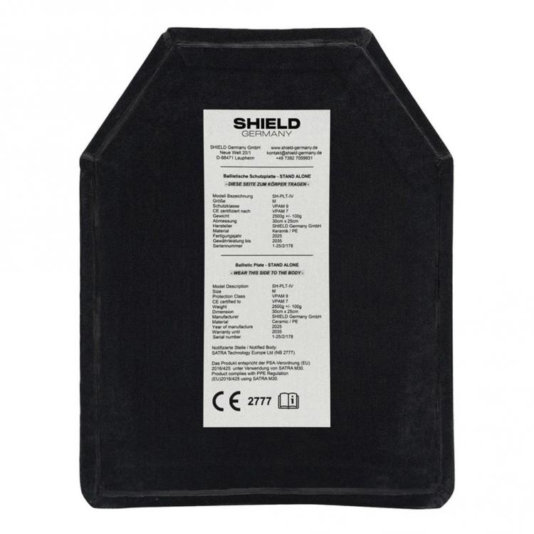 SHIELD - GERMANY SK4 / VPAM9 Platte Multicurved 2,5 kg