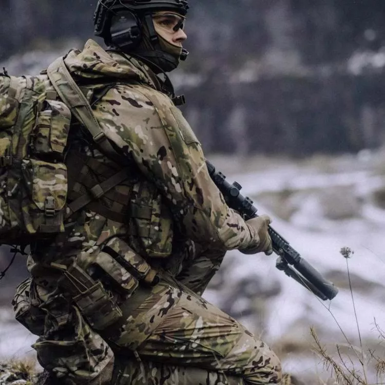 HELIKON-TEX TROOPER SOFTSHELL HOSE MULTICAM
