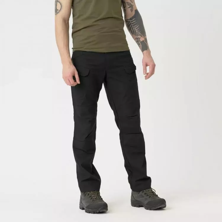 HELIKON TEX URBAN TACTICAL PANTS STRETCH RIPSTOP SCHWARZ