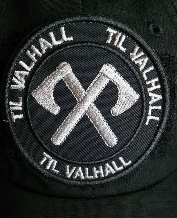 TIL VALAHLL ABZEICHEN PATCH SCHWARZ TIL VALAHLL ABZEICHEN PATCH SCHWARZ