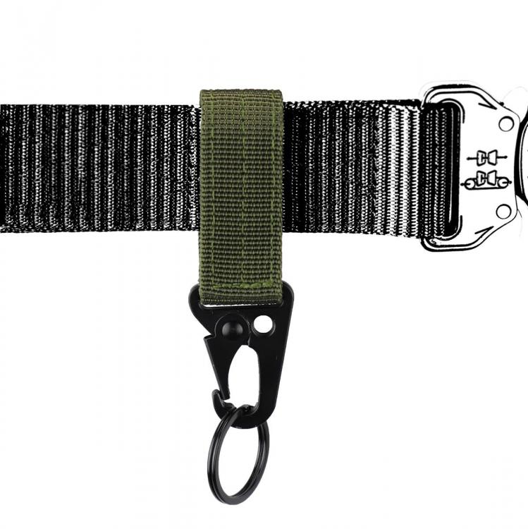 CMG SCHLÜSSELANHÄNGER mit Karabiner SCHWARZ CMG SCHLÜSSELANHÄNGER mit Karabiner SCHWARZ
