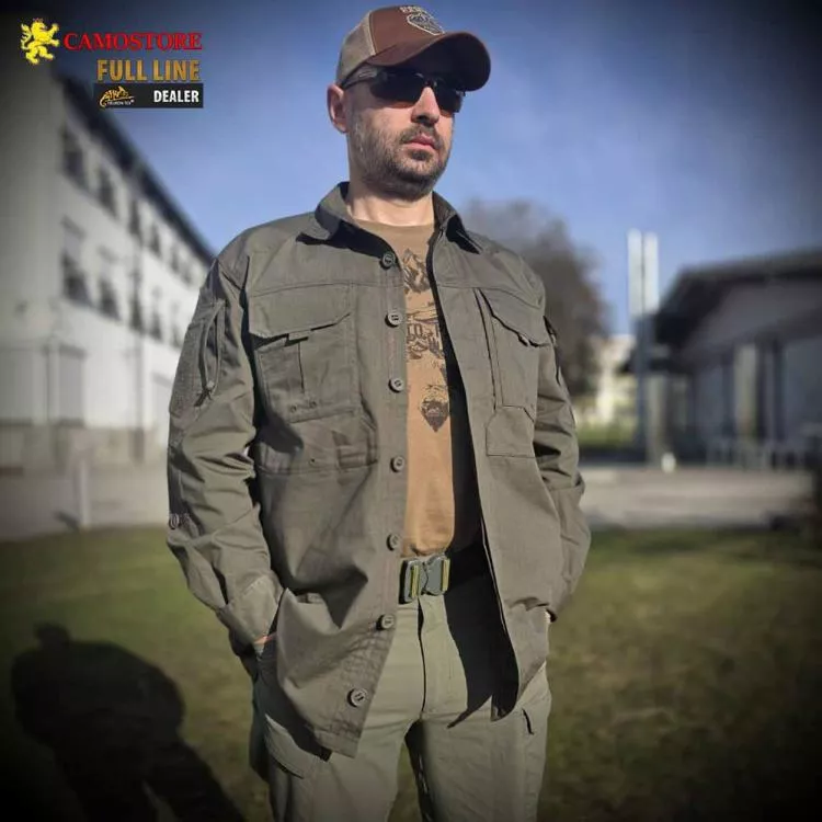 A10 FIGHTER SHIRT HEMD OLIVE