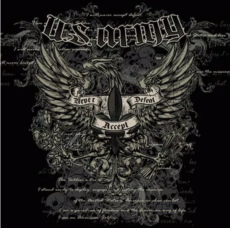 US ARMY NEVER ACCEPT DEFEAT US ARMY NEVER ACCEPT DEFEAT