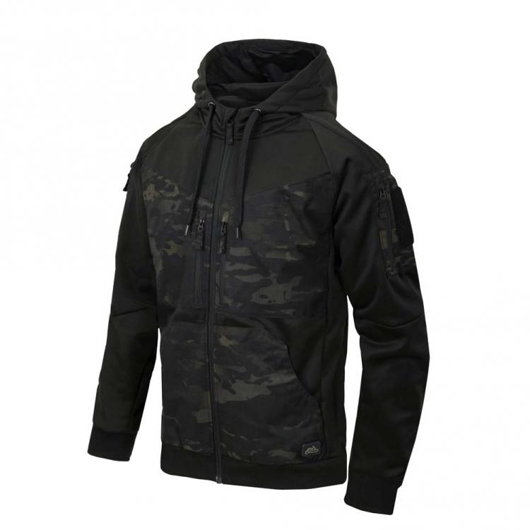 HELIKON-TEX ROGUE HOODIE (FullZip) MULTICAM BLACK