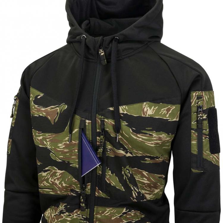 HELIKON-TEX ROGUE HOODIE (FullZip) TIGER STRIPE