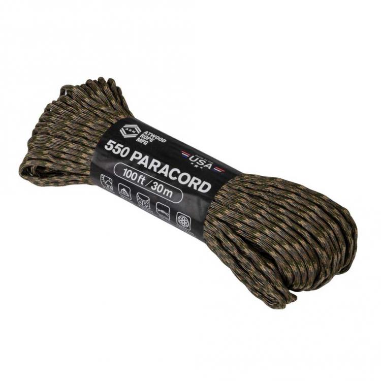 TACTICAL 550  PARACORD 100 FT/30 M  MULTICAM