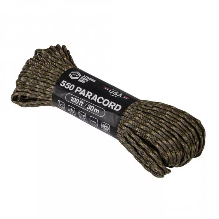 TACTICAL 550 PARACORD 100 FT/30 M MULTICAM TACTICAL 550 PARACORD 100 FT/30 M MULTICAM
