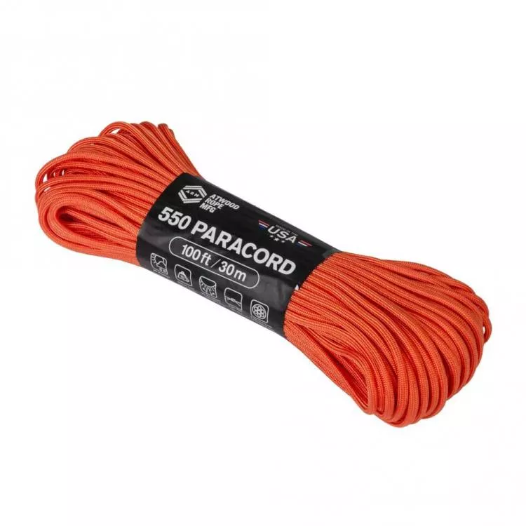 TACTICAL 550 PARACORD 100 FT/30 M SCHWARZ TACTICAL 550 PARACORD 100 FT/30 M SCHWARZ