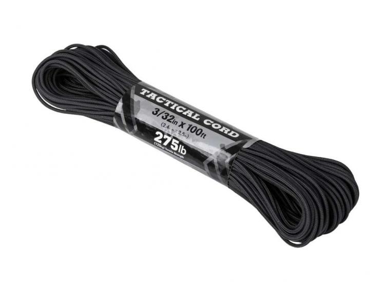 TACTICAL 275 PARACORD SCHWARZ 100FT TACTICAL 275 PARACORD SCHWARZ 100FT