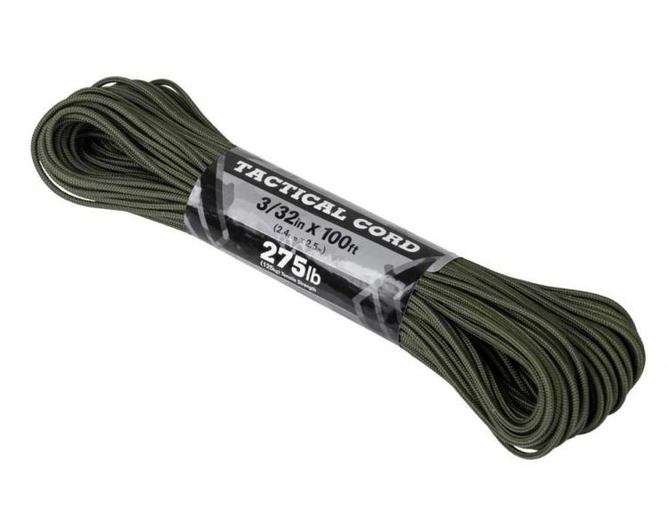 TACTICAL 275 PARACORD OLIVE DRAB 100FT TACTICAL 275 PARACORD OLIVE DRAB 100FT