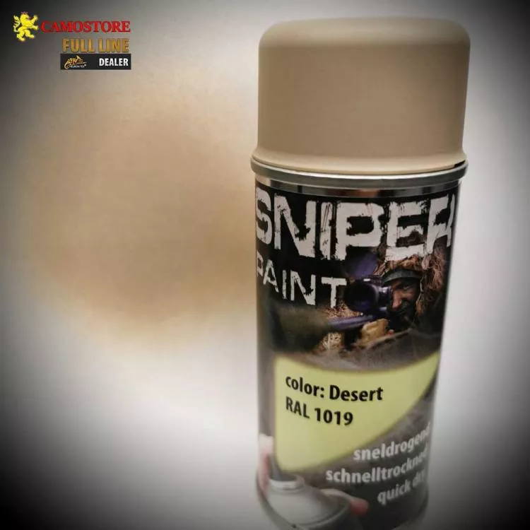SNIPER PAINT NATO SPRÜHFARBE 150 ml DESERT TAN RAL1019 SNIPER PAINT NATO SPRÜHFARBE 150 ml DESERT TAN RAL1019