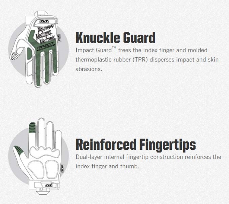 MECHANIX HANDSCHUH M-PACT COYOTE MECHANIX HANDSCHUH M-PACT COYOTE
