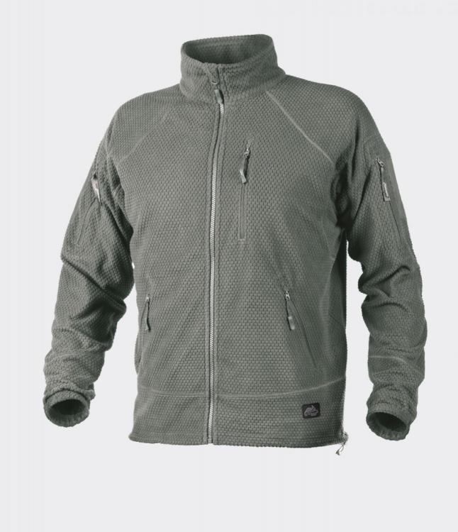 HELIKON TEX ALPHA GRID TACTICAL FLEECE JACKE FOLIAGE HELIKON TEX ALPHA GRID TACTICAL FLEECE JACKE FOLIAGE