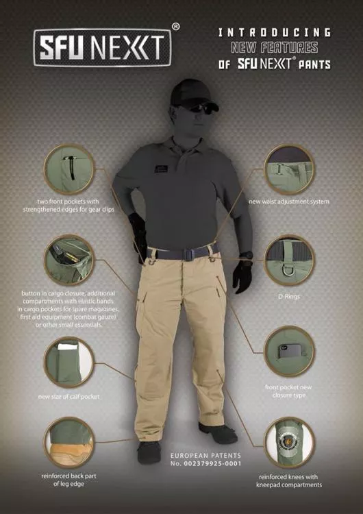 HELIKON-TEX SPECIAL FORCES SFU NEXT HOSE US WOODLAND